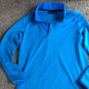 Under Armour Men’s Golf Sweater Fleece Snap Mock